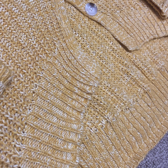 EUC Wild Fable Slouchy Gold Cardigan XS - Picture 8 of 13